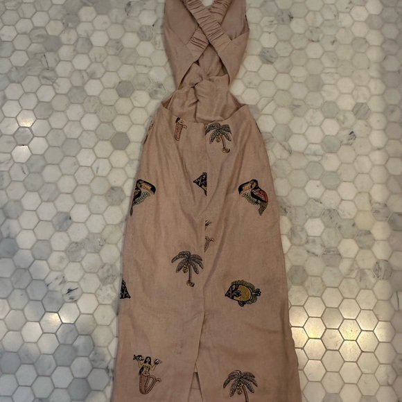 Alemais embroidered open back cut out dress - Picture 6 of 9